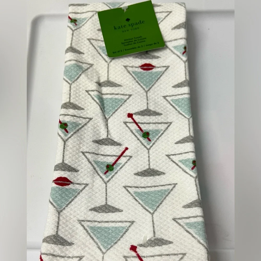 Kate Spade New York Martini Glass Kitchen Bundle Set